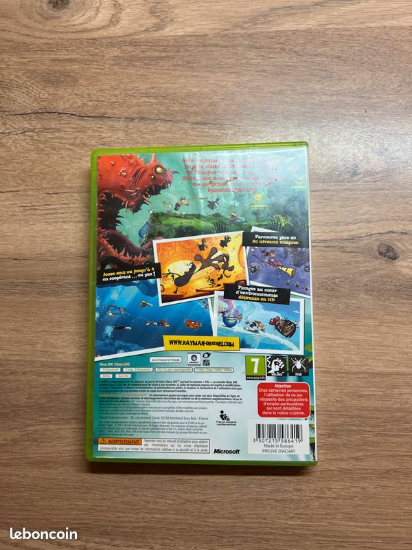 Jeu Rayman Origins Pour XBOX 360 - Version PAL Française - Complet Et En Très Bon État