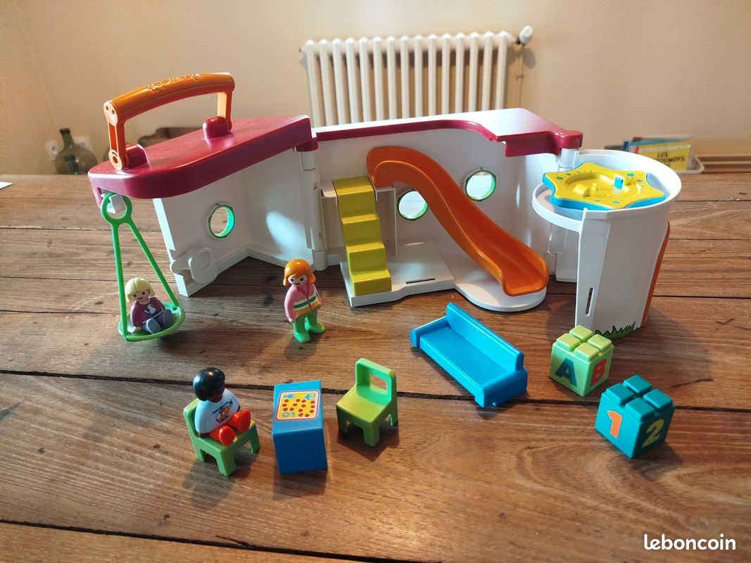 Playmobil 123 Garderie transportable 70399 Jeux Jouets