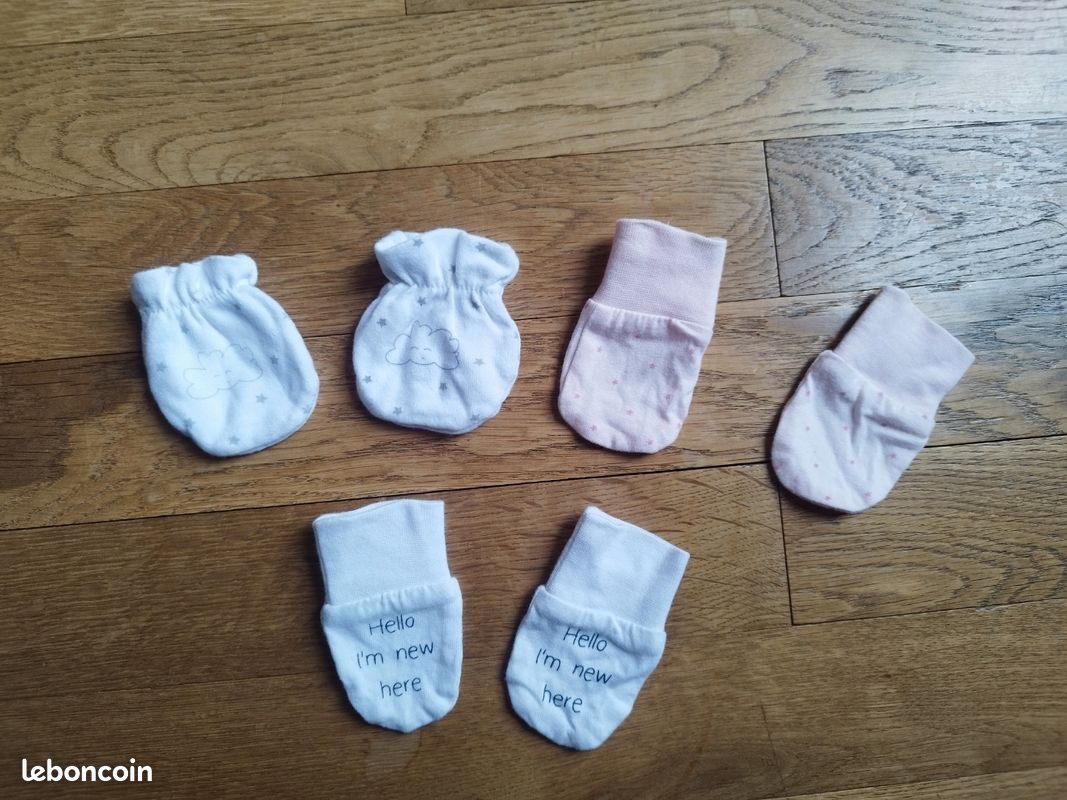 Bonnets, moufles et chaussettes naissance (image 3)