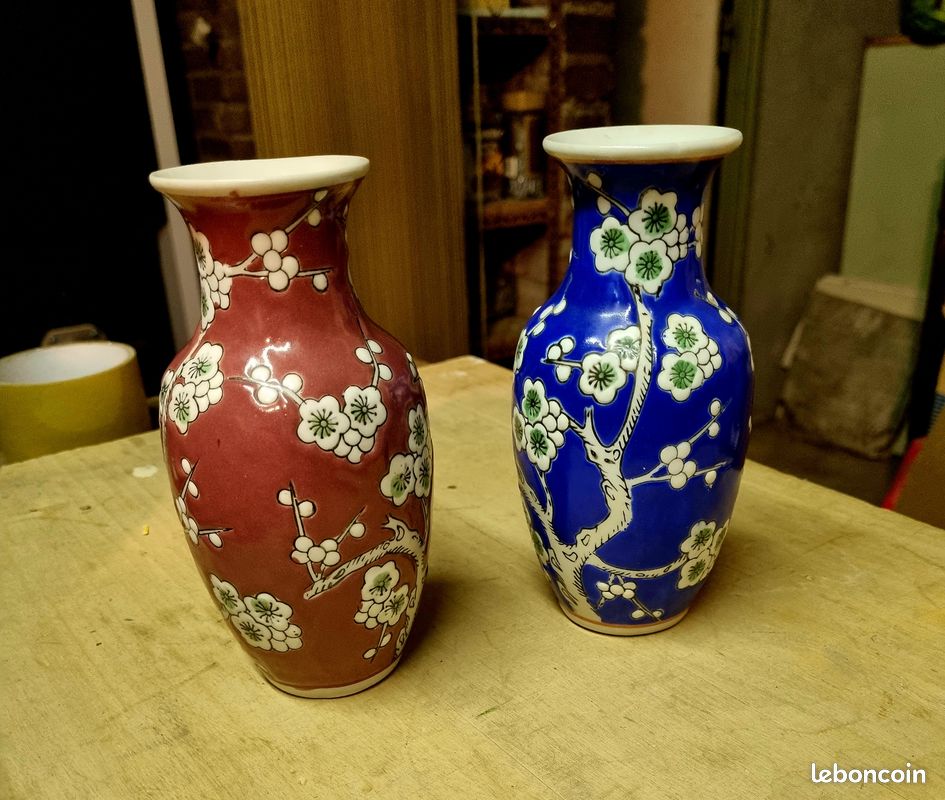 Paire de vases chinois (image 1)