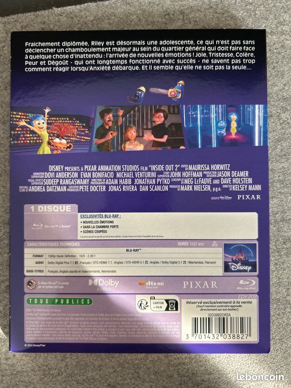 Disney blu-ray | Jaquette carton (image 4)