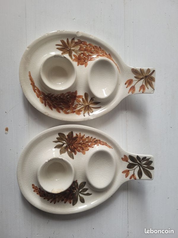 2 coquetiers Jersey Pottery (image 1)