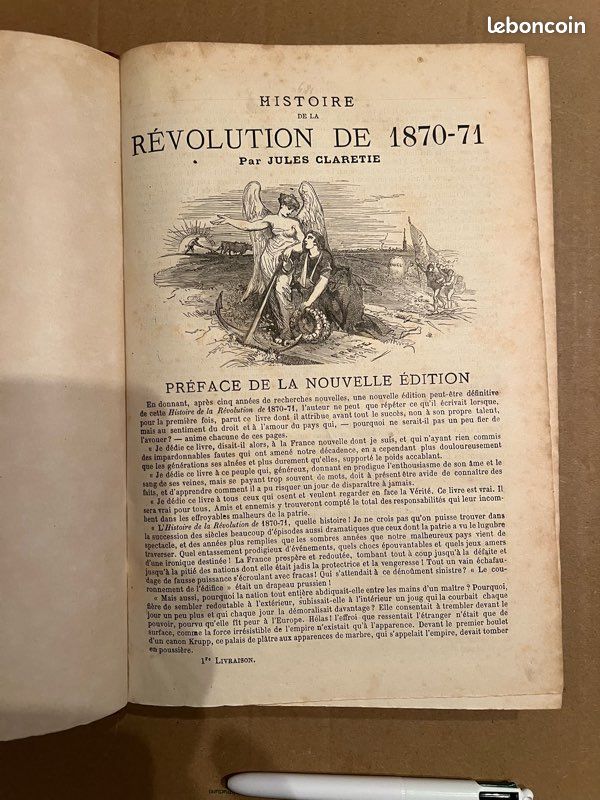 Paris assiégé 1870-1871 Récits de guerre [auteur : Jules... Claretie (jules ) les Prix d'Occasion ou Neuf