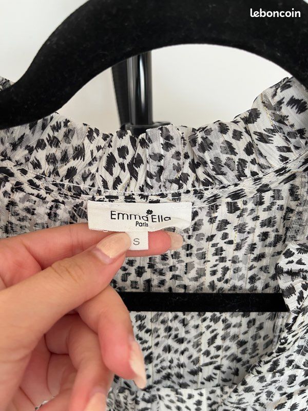 Chemise à motifs léopard Emma Ella (image 2)