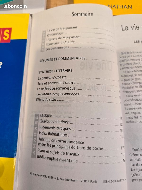 Lot 4 livres collection Balises Nathan (image 5)
