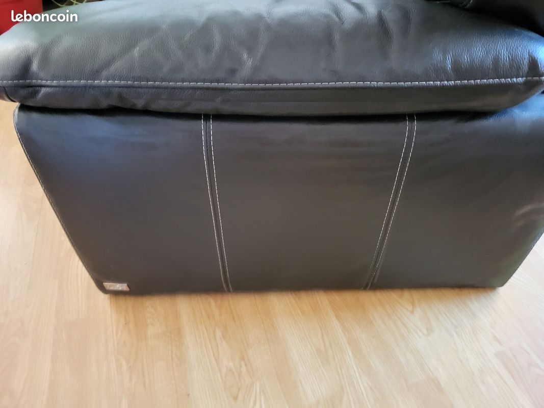 Vends canape cuir (image 1)