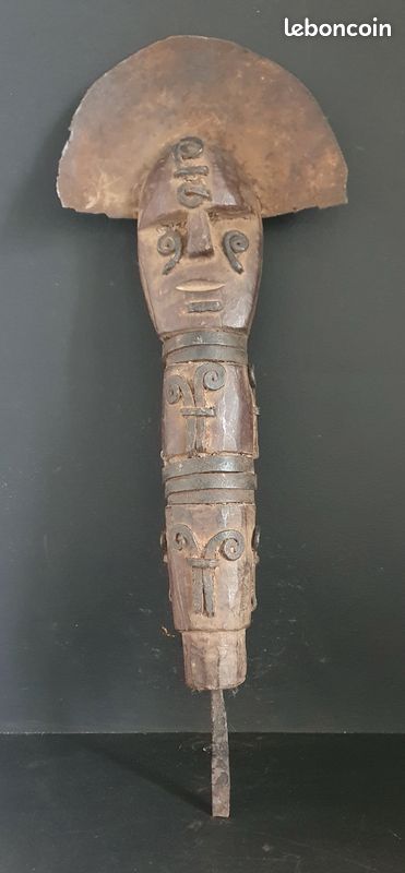Statue art africain_peuple Objet de culte Ofo du peuple Ibo du Nigéria (image 1)