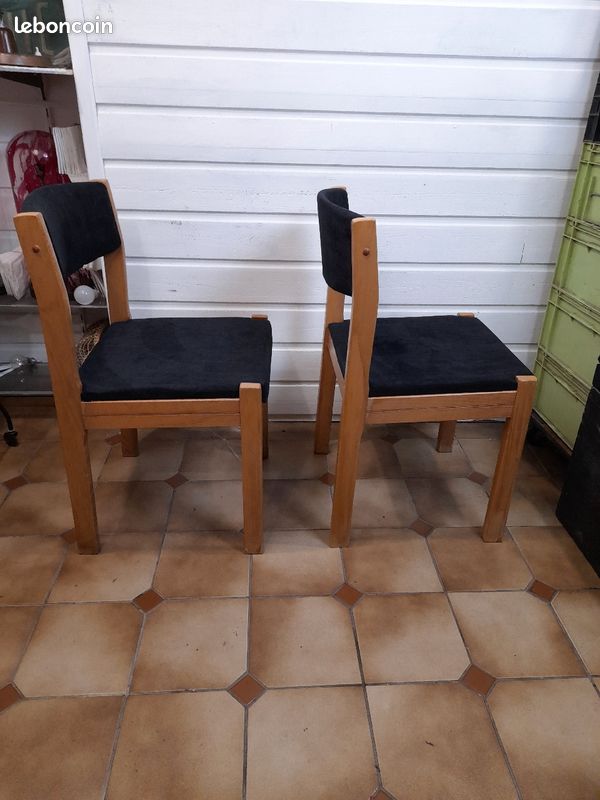 Paire de chaise vintage baumann 1970's (image 4)