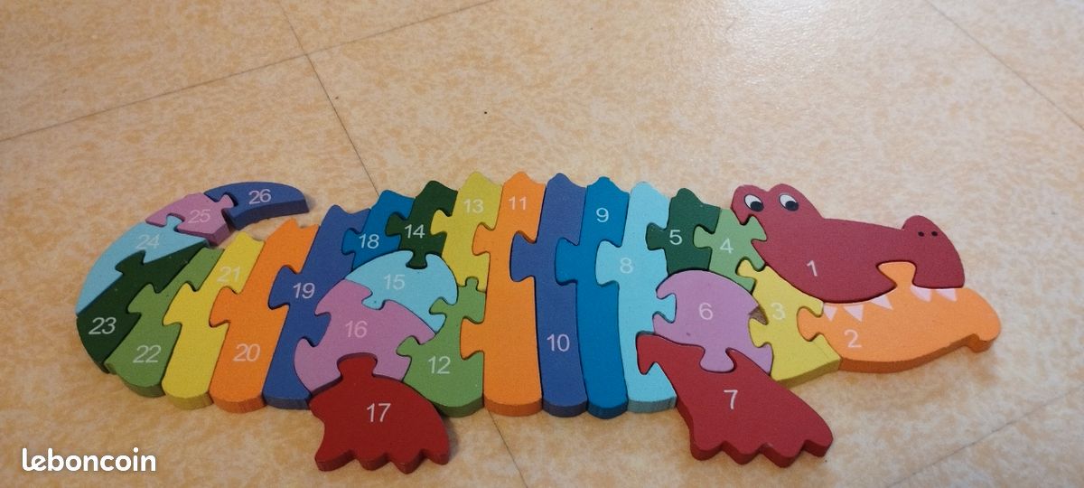 Puzzles crocodile (image 1)