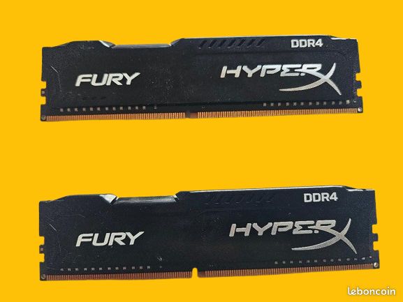 Mémoire RAM Kingston HyperX FURY - DDR4 - kit - 16 Go: 4 x 4 Go - DIMM