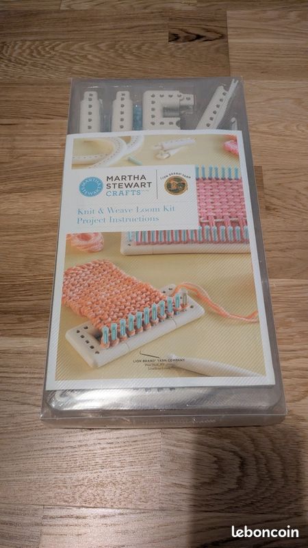 Kit De Démarrage De Tissage Martha Stewart Crafts – Métier à Tisser – Neuf (boîte Ouverte)
