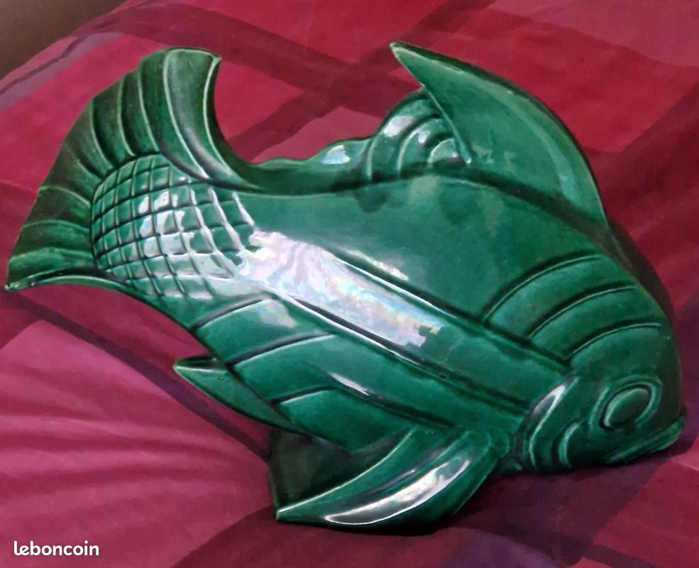 Lejan poisson vert art deco (image 2)