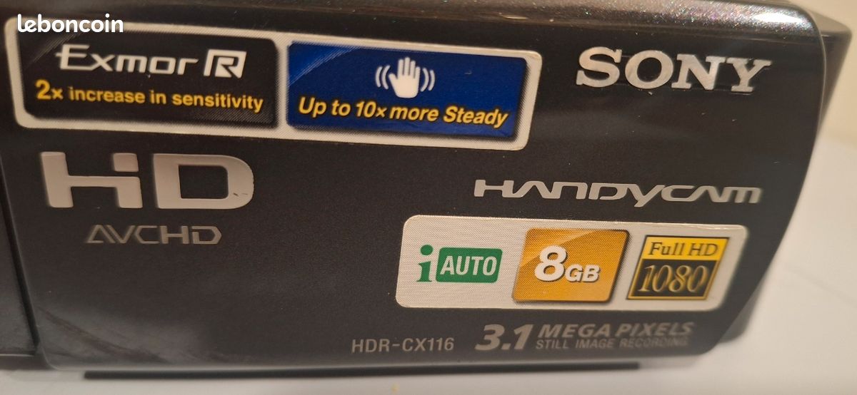 Caméscope Sony HDR-CX116E - Très Bon état - Occasion @192RN2605