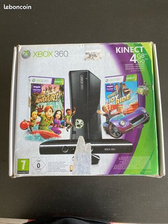 X360 4GO KINECT+KINECT ADVENTURES+KINECT JOY RIDE - Jeux vidéo