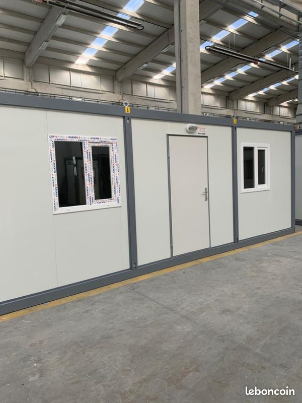Bungalow préfabriqué container bâtiment modulaire prix imbattable en stock livraison dans le Nord (image 1)