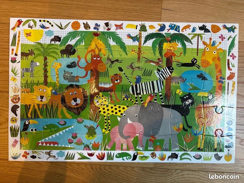 Puzzle "la jungle" (Djeco) 35 pièces (image 3)