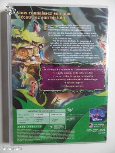 DVD La fée clochette Disney NEUF (image 2)