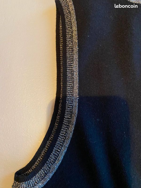 Débardeur Majolica noir et lurex (image 4)