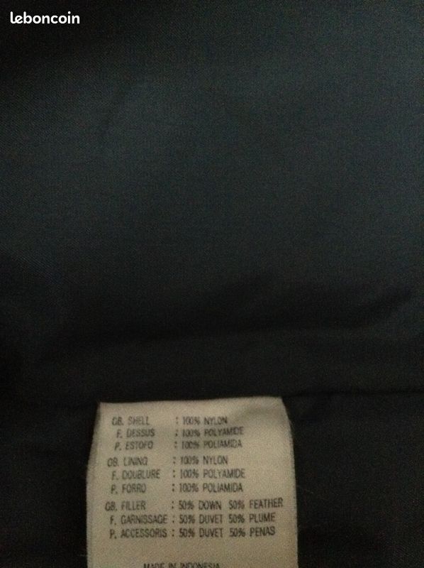 Doudoune Reebok 50% plume 50 % duvet très chaude (image 3)