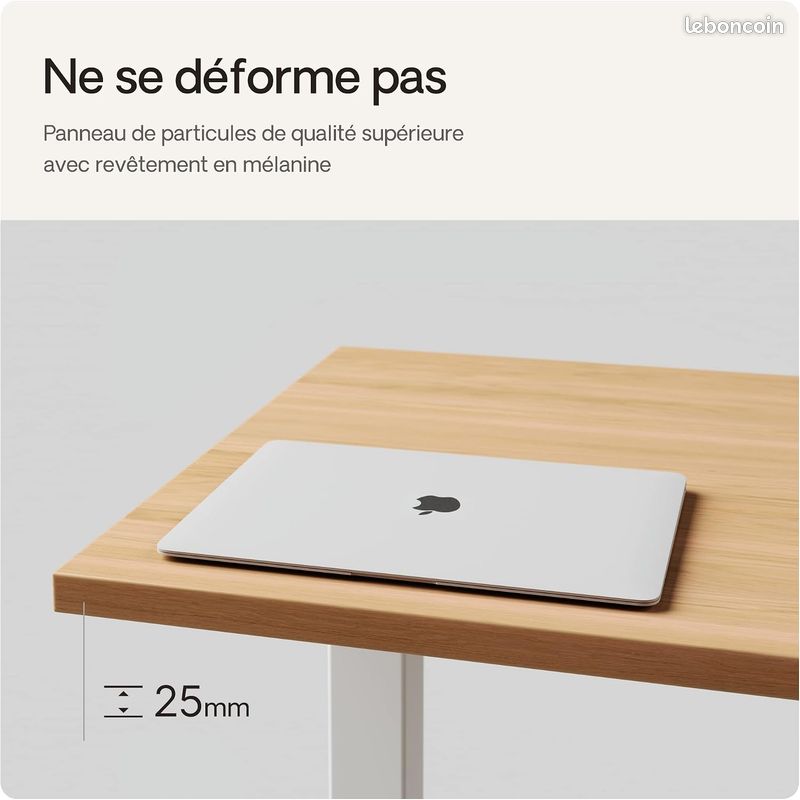 Desktronic Plateau de Table Stable 200x80cm - Les Bureaux, Les Tables à Manger et Plus Encore - Durable (chêne) (image 5)