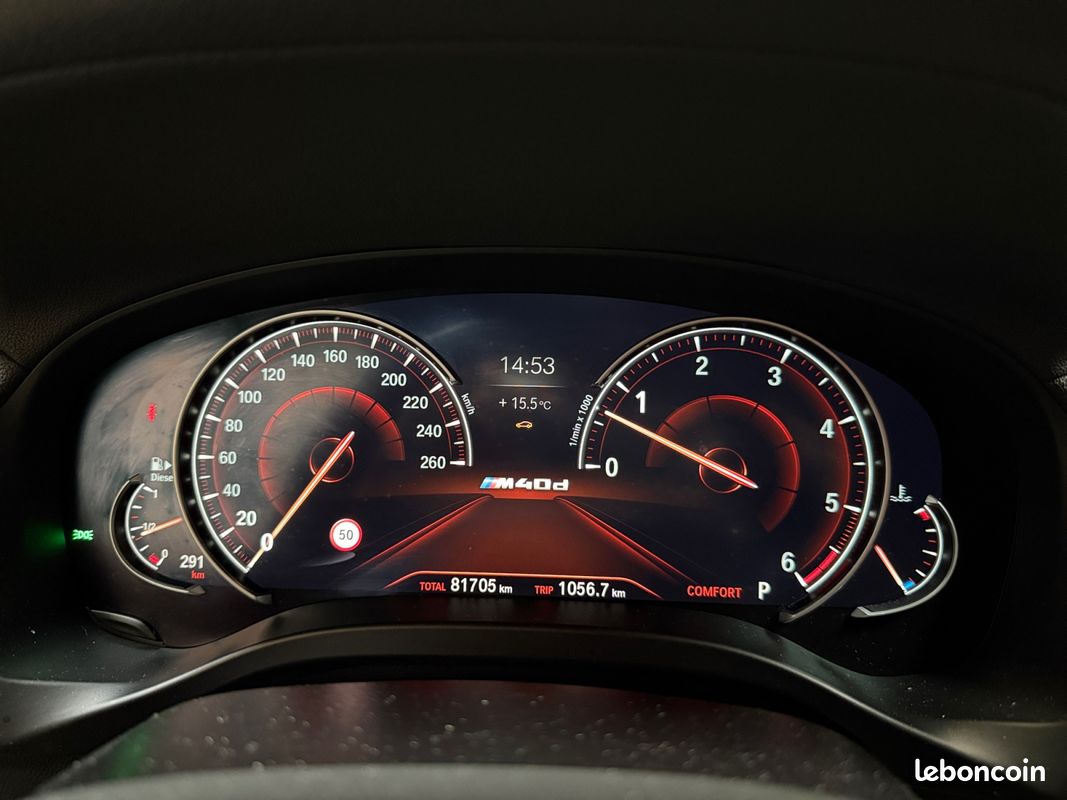 BMW X4 G02 M40d xDrive 326ch Caméra 360 Harman Kardon Volant / Sièges chauffants Ventilés Garantie 12 mois (image 14)