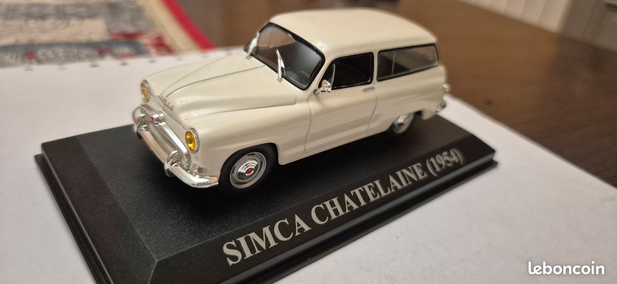 Voiture Miniature 1/43 SIMCA Chatelaine 1954 - Marque IXO / Altaya - Collection VA60 - Neuf