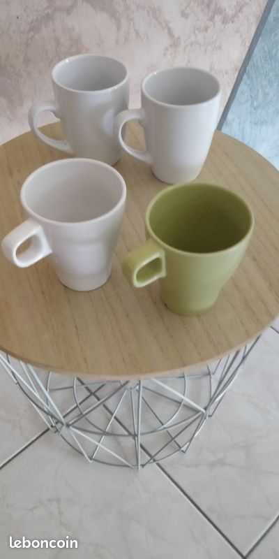 2 duos de tasses - mugs - état neuf (image 1)