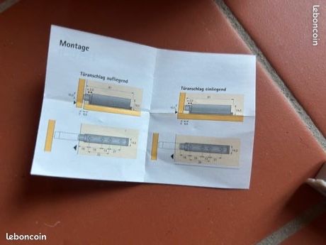 Lot de 4 système d’ouverture pour porte de meuble par pression HETTICH (image 3)