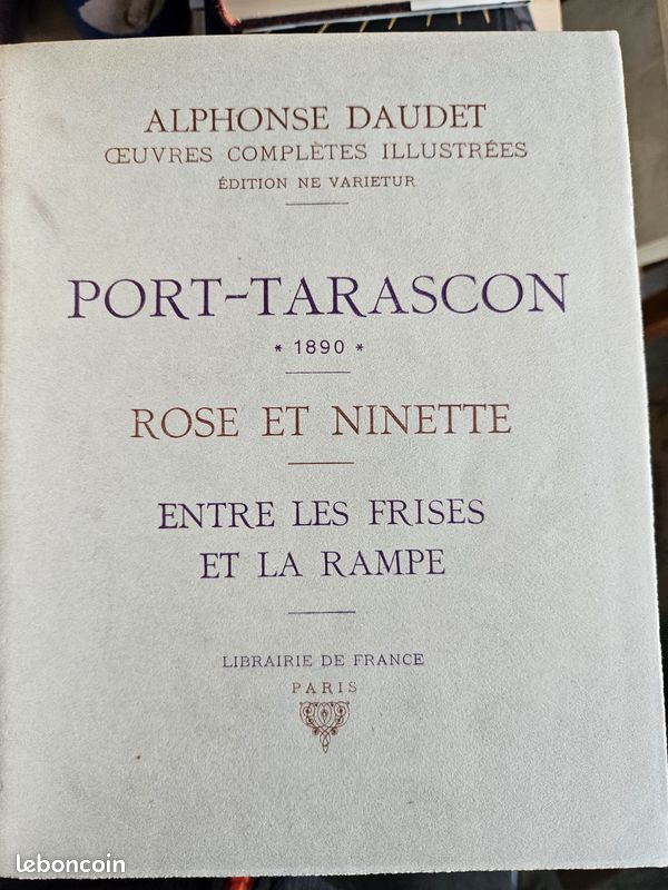 Livres Alphonse Daudet œuvres complètes illustrées (image 3)