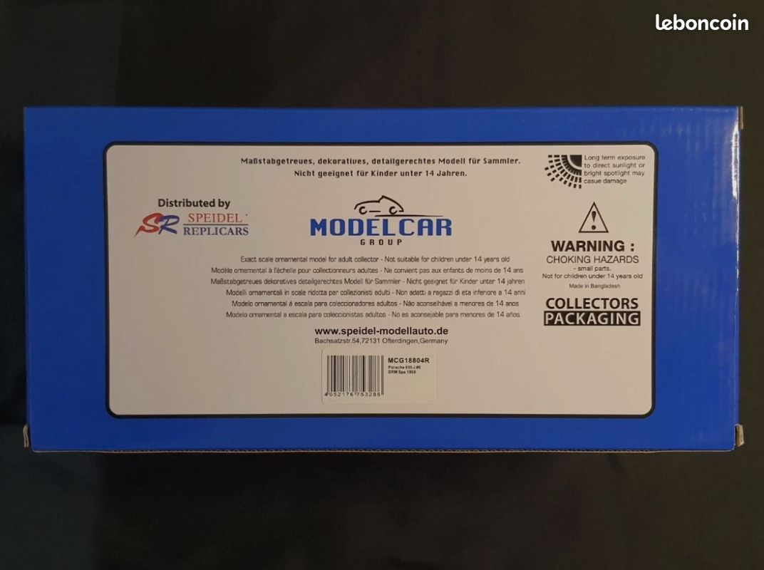 Porsche 935 J #6 Liqui Moly Drm Spa-Francorchamps 1980 Stommelen Modèle 1:18 4052176753286