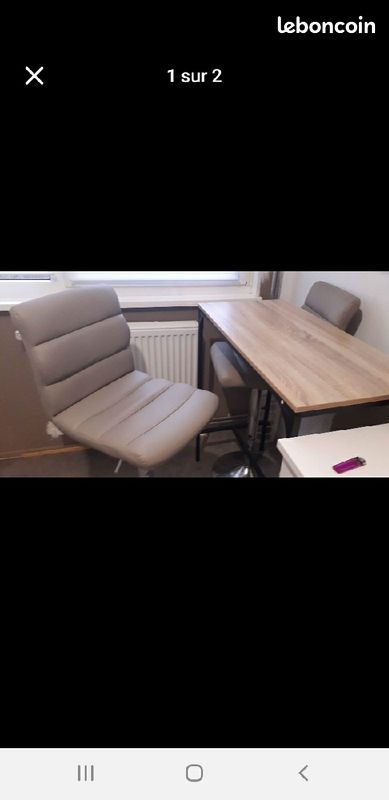 Table mange debout et tabouret (image 1)