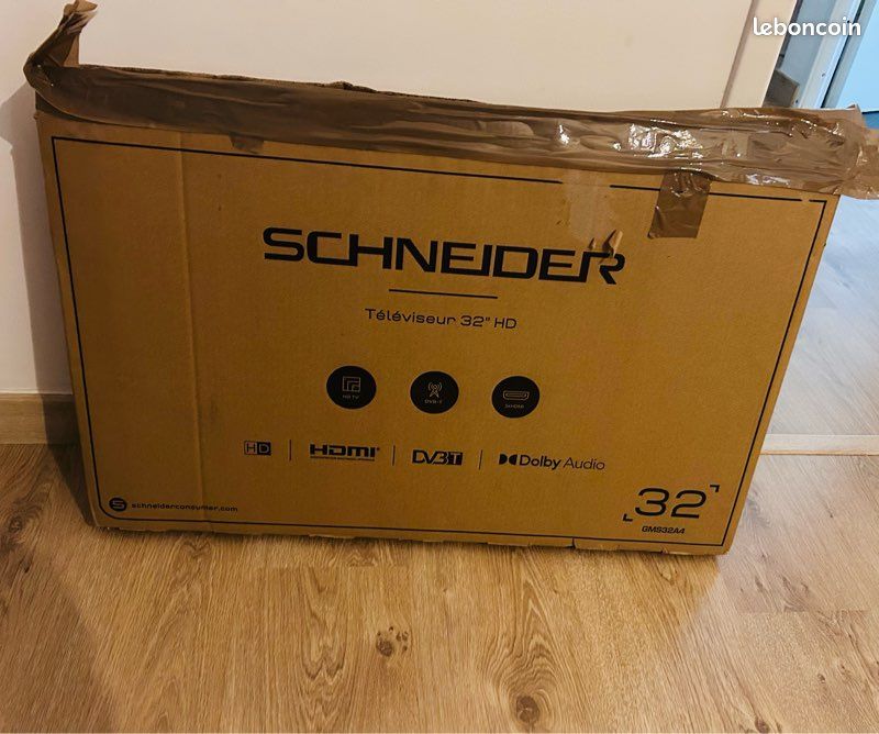 Téléviseur Schneider 32” HD – Neuf (image 2)