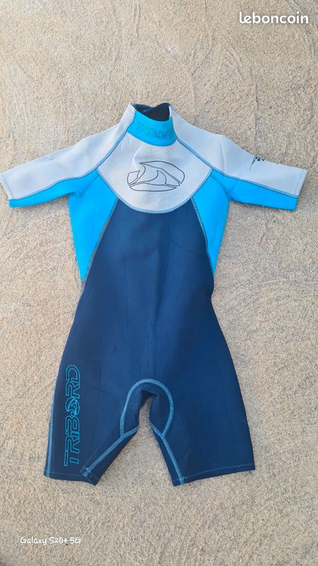 🤿 Combinaison néoprène Tribord Decathlon 2 mm – Taille 38 / XS (image 1)