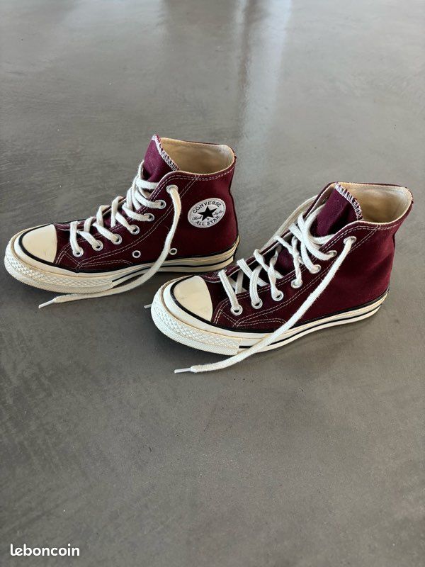 Rouge Bordeaux Chaussure All Star Rouge Converse Bordeaux All