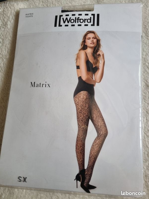 Collant Wolford modèle Matrix couleur black/matrix taille XS neuf (image 1)