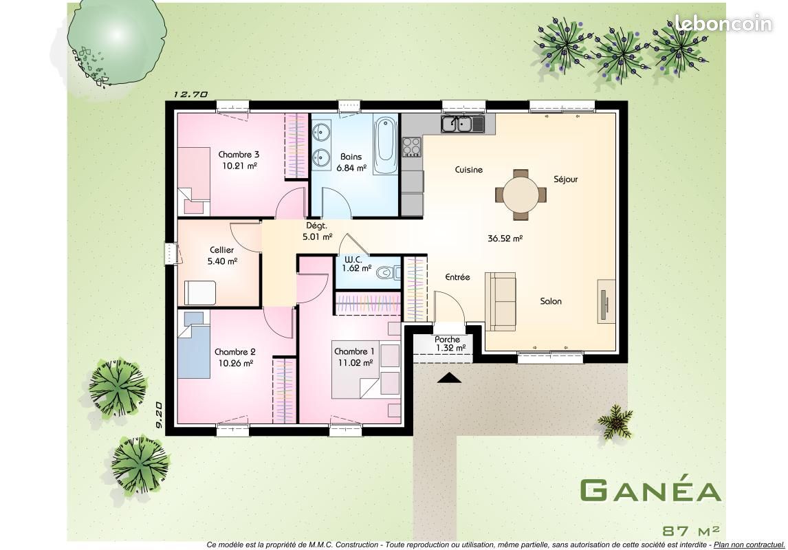 Maison 6 pièces 87 m² (image 3)