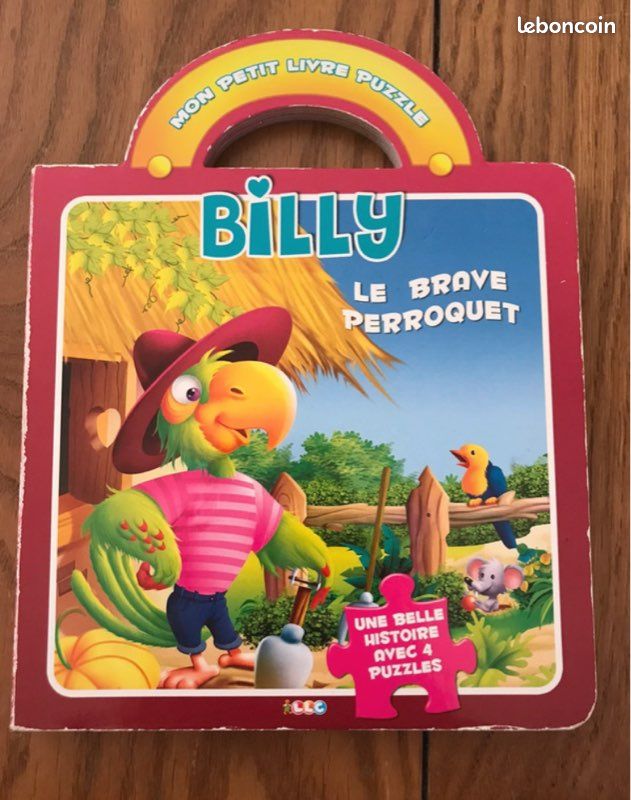Livre 4 puzzles Billy le brave perroquet (image 1)