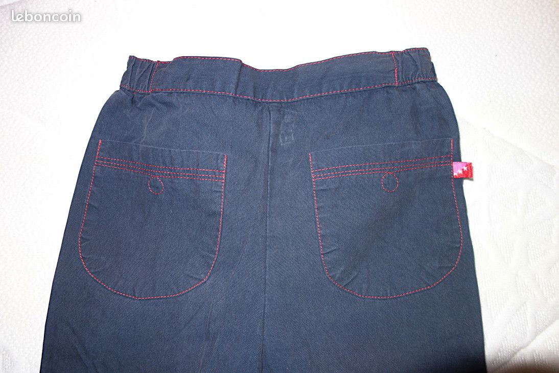 Pantalon bleu marine 3 ans (image 3)