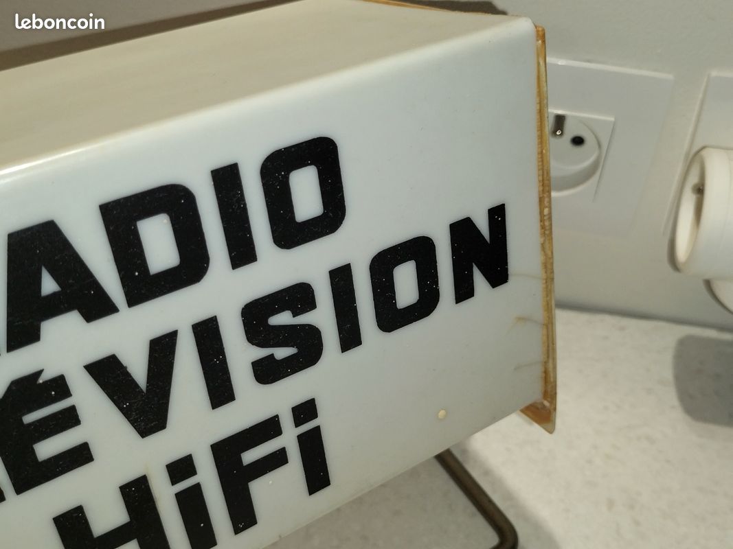Lampe publicitaire Graetz rétro vintage garage atelier pub radio télévision hifi (image 5)