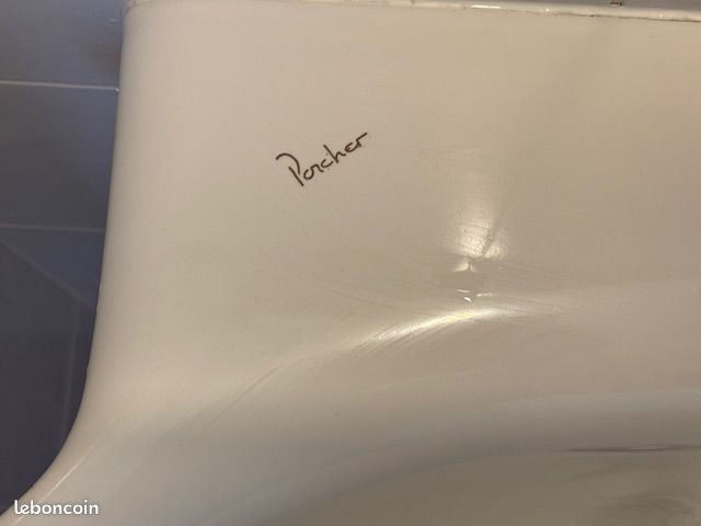 Lavabo Porcher avec robinet Grohe. Très bon état (image 7)