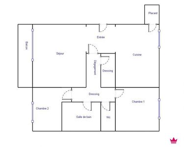 Appartement 249 000 € - 64 m²