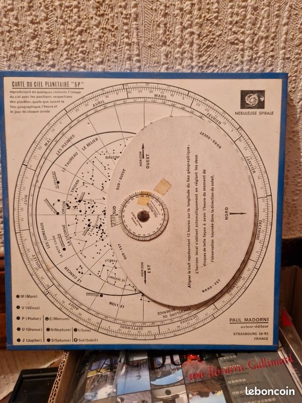 Ancienne Carte Du Ciel SP De Paul Madorni - Original France 1940-1960