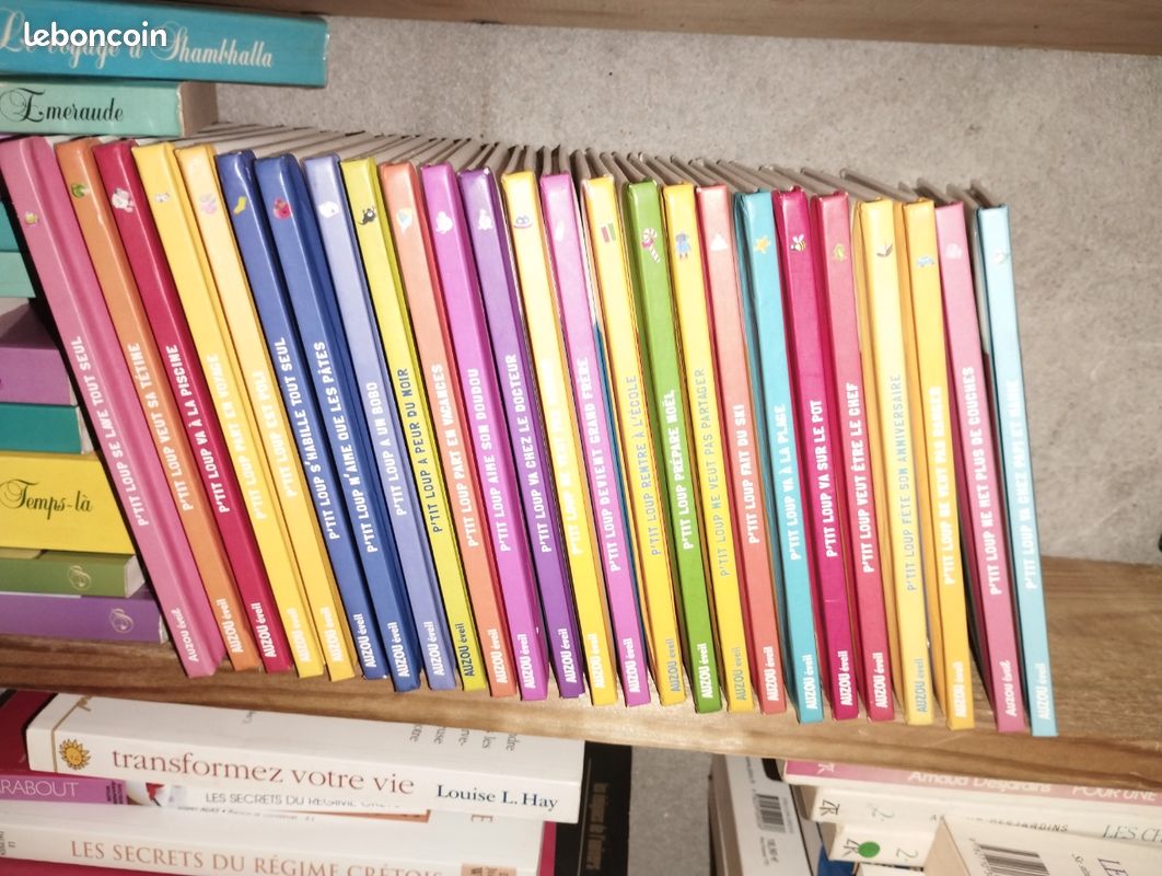 Lot enfant : 25 p'tit loup, 3 l'un ou 2,5 si plus de 10 livres (image 1)