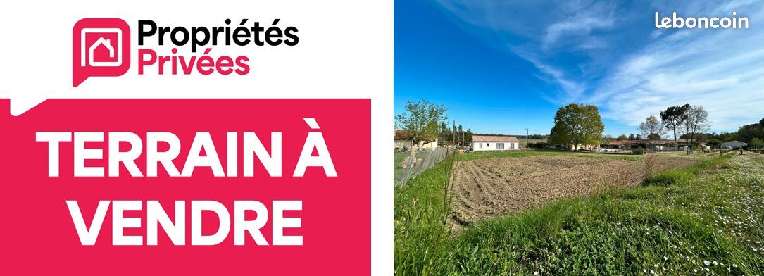 Terrain 1 032 m² Pugnac · 88 000 €