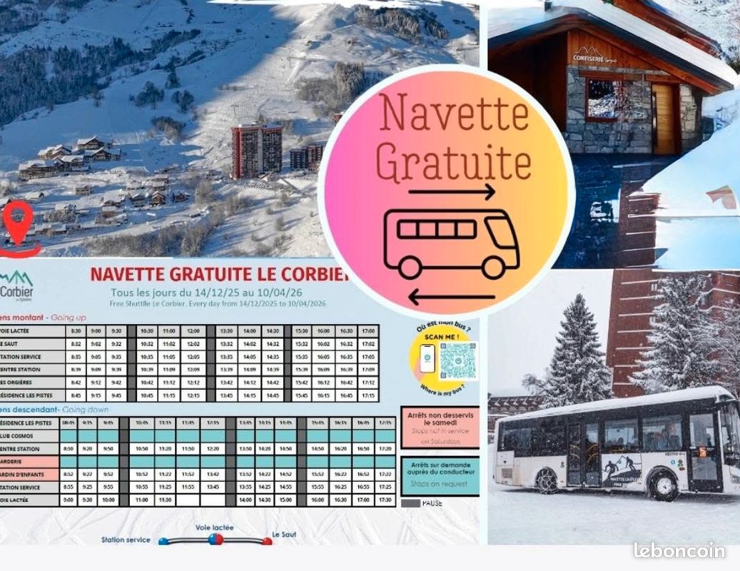 Appt. Au Corbier 6 pers. Aux pieds des pistes (image 14)