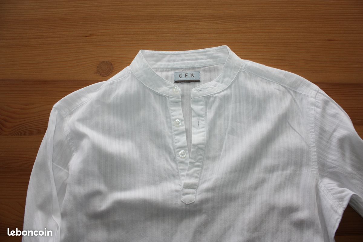 Chemise manches longues oxford - Blanc - Garçon - 12.00