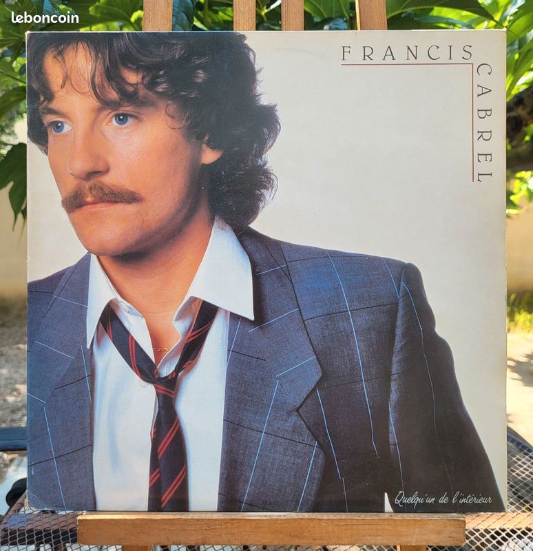 Francis Cabrel Quelqu’un de l’intérieur LP 33T EU 1983 Avec les Paroles (EX/EX) (image 1)