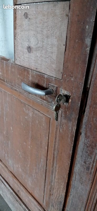 Double porte intérieure vitrée ancienne (image 4)
