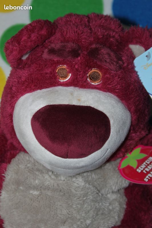 Peluche-LOTSO-toy story-fraise-DISNEY-neuve Jeux Jouets