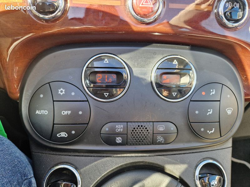 Fiat 500C 0.9 8V TWINAIR 105CH S&S RIVA (VOLANT BOIS) (image 17)